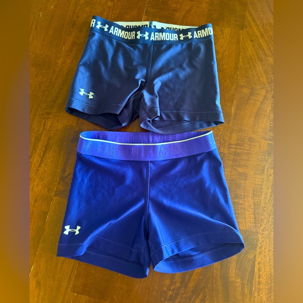 Under Armour Navy and Royal Blue Shorts Set